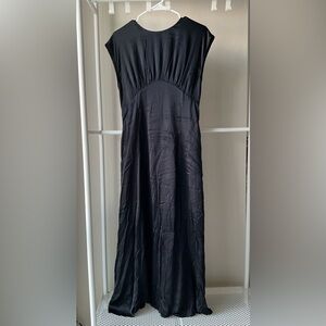 Banana Republic Silk Black Maxi Dress size 6 Petite